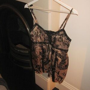 100% silk ethereal delicate cami vintage next NWT Whimsygoth